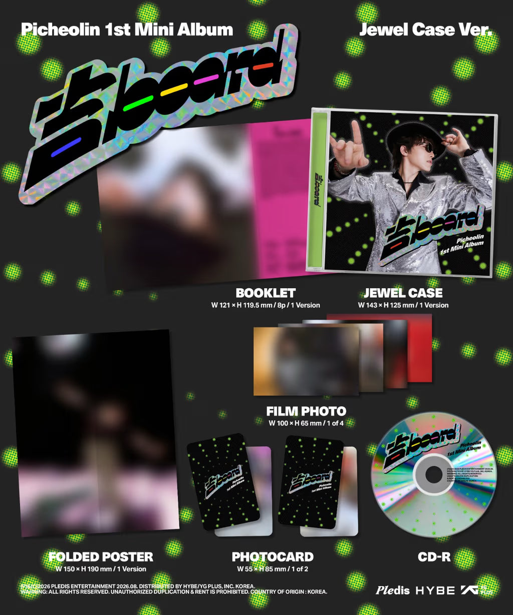 (PRE-ORDER) PICHEOLIN (SEVENTEEN) - 1ST MINI ALBUM [吉BOARD] JEWEL CASE VER.