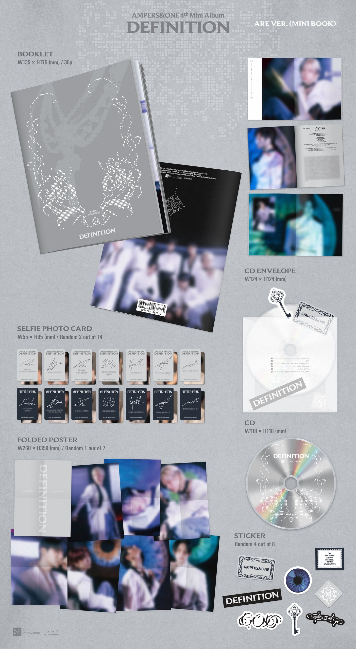 AMPERS&ONE - 4TH MINI ALBUM [DEFINITION] (ARE VER.) - LightUpK
