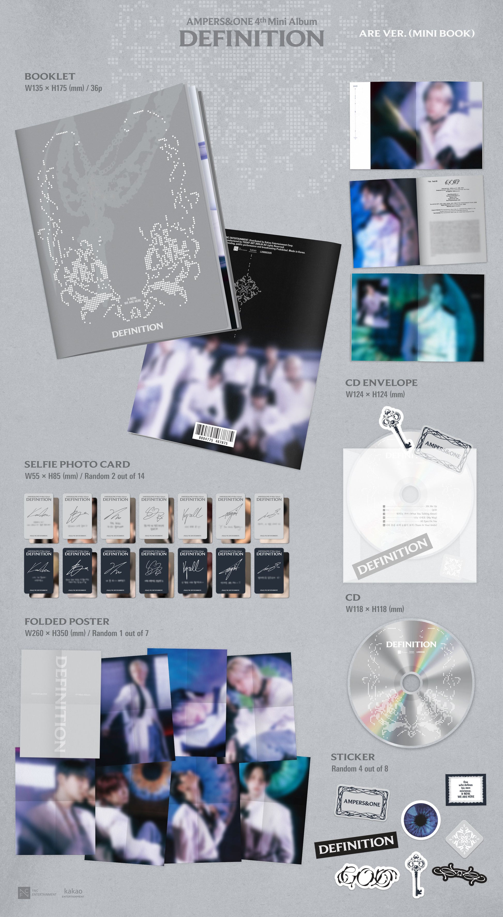 AMPERS&ONE - 4TH MINI ALBUM [DEFINITION] (ARE VER.) - LightUpK