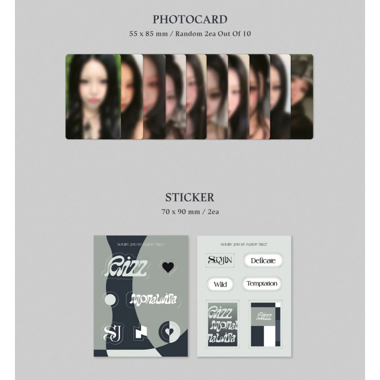 SOOJIN - 2ND EP [RIZZ] (POCAALBUM) - LightUpK