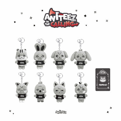 (PRE-ORDER) ATEEZ - ANITEEZ IN THE CALLING - THE CALLING ANITEEZ PLUSH KEYRING (8 VERSIONS) - LightUpK