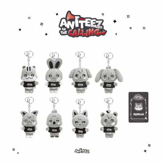 (PRE-ORDER) ATEEZ - ANITEEZ IN THE CALLING - THE CALLING ANITEEZ PLUSH KEYRING (8 VERSIONS) - LightUpK