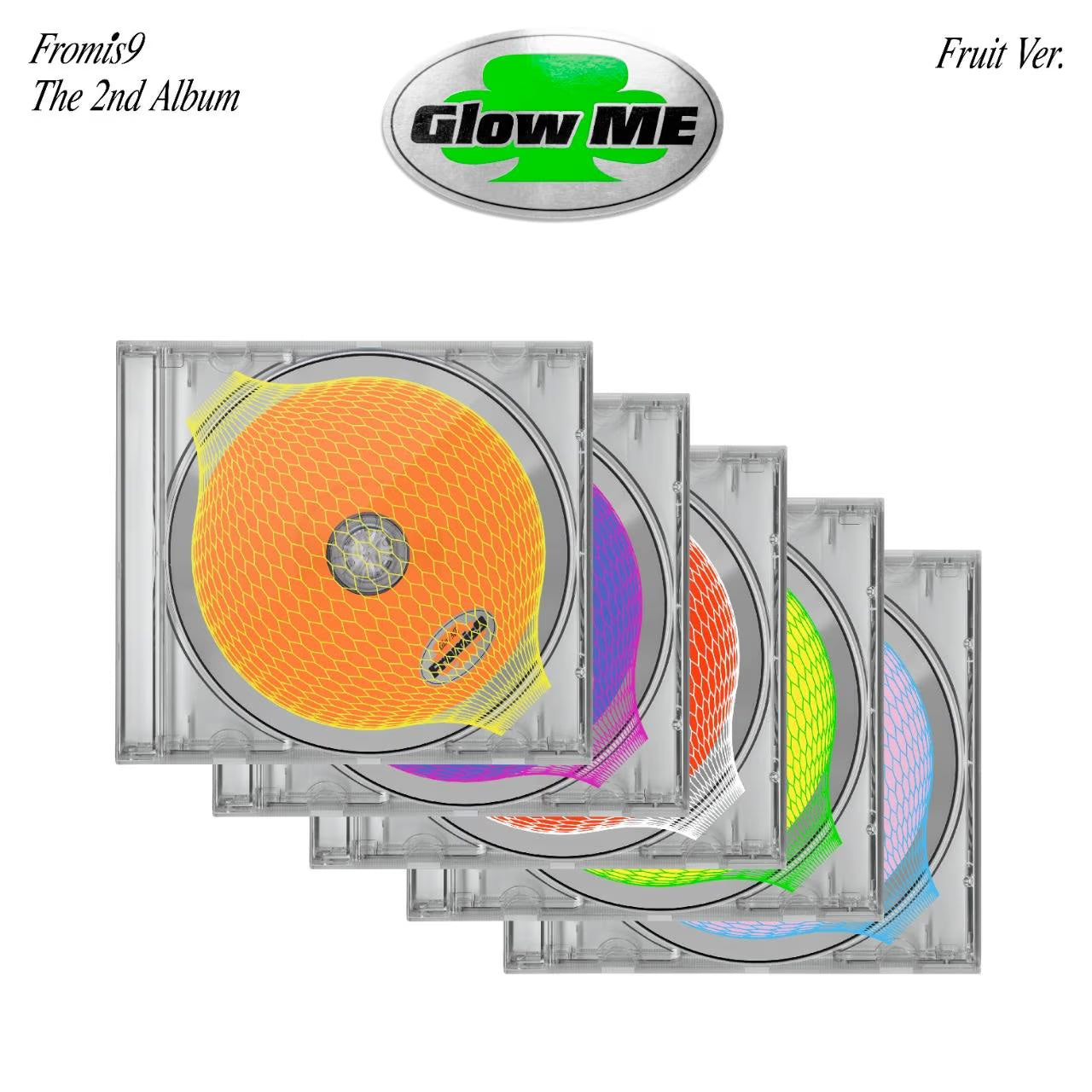 (PRE-ORDER) FROMIS_9 - 2ND ALBUM [GLOW ME] (FRUIT VER.) (5 VERSIONS) RANDOM