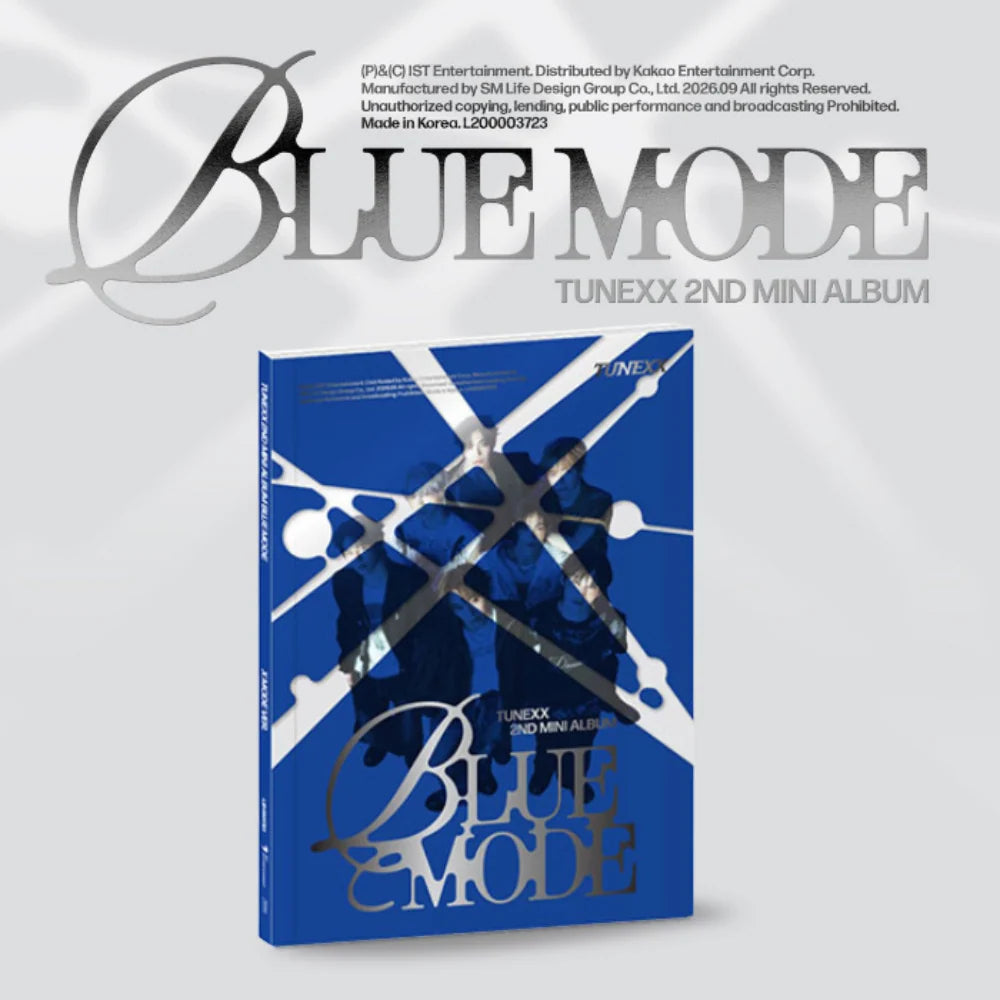 TUNEXX - 2ND MINI ALBUM [BLUE MODE] (2 VERSIONS) - LightUpK