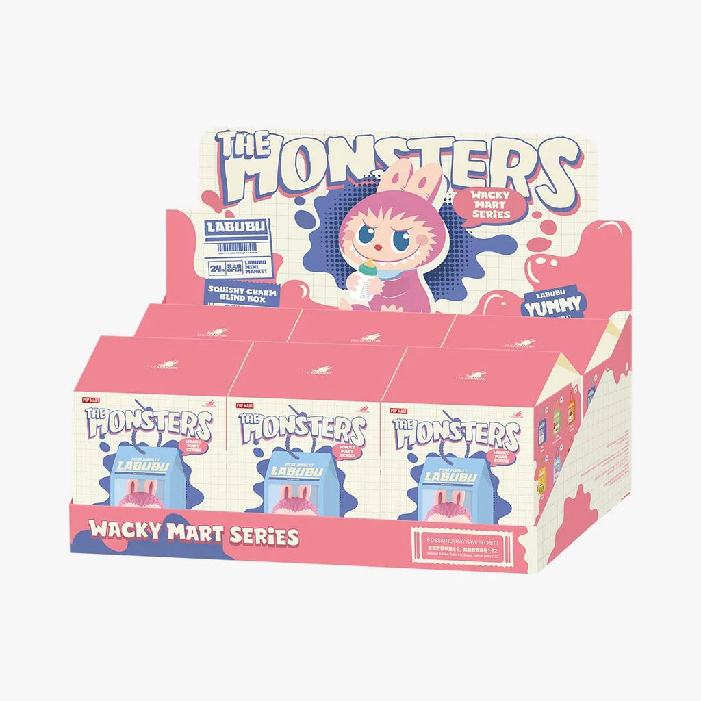 [BLINDBOX] LABUBU THE MONSTERS WACKY MART SERIES-SQUISHY CHARM BLIND BOX - LightUpK