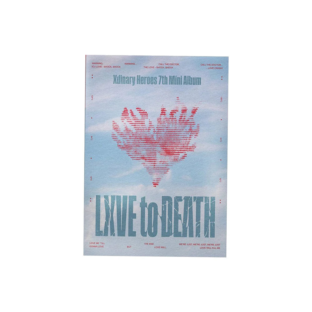 XDINARY HEROES - 7TH MINI ALBUM [LXVE TO DEATH] PHOTOBOOK VER. (2 VERSIONS) - LightUpK