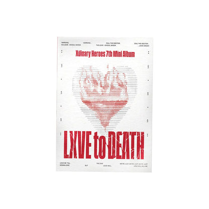 XDINARY HEROES - 7TH MINI ALBUM [LXVE TO DEATH] PHOTOBOOK VER. (2 VERSIONS) - LightUpK