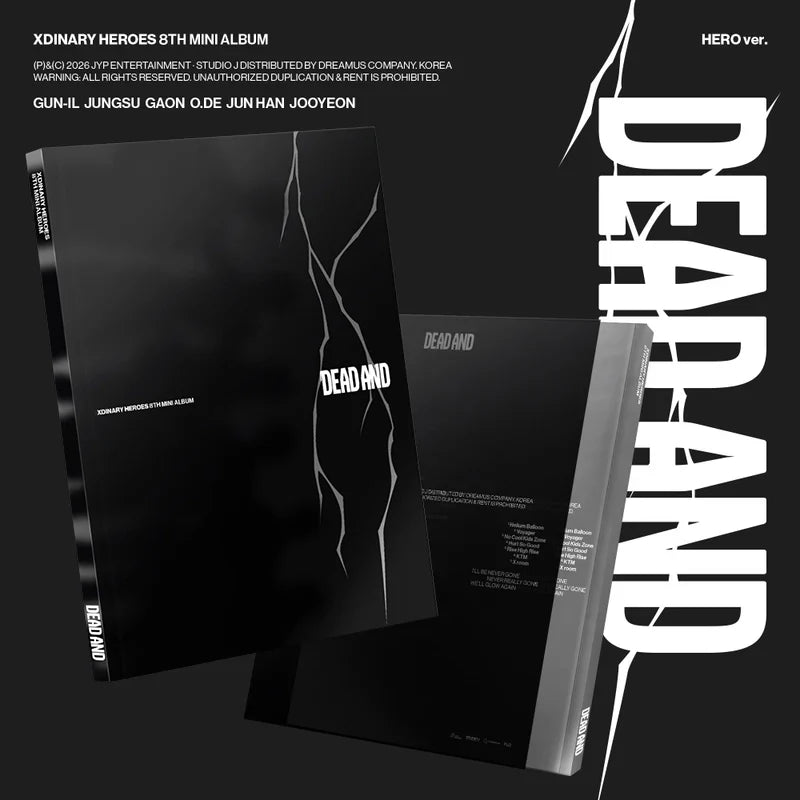 XDINARY HEROES - 8TH MINI ALBUM [DEAD AND] (2 VERSIONS) - LightUpK