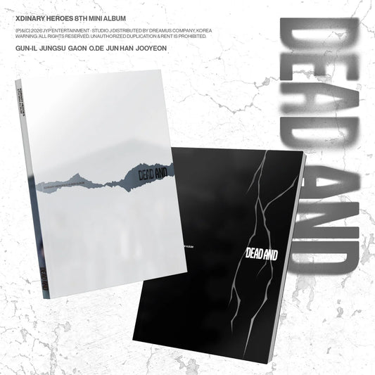 XDINARY HEROES - 8TH MINI ALBUM [DEAD AND] (2 VERSIONS) - LightUpK