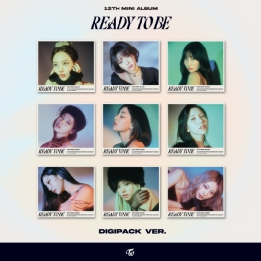 TWICE - READY TO BE (12TH MINI ALBUM) DIGIPACK VER. (9 VERSIONS)