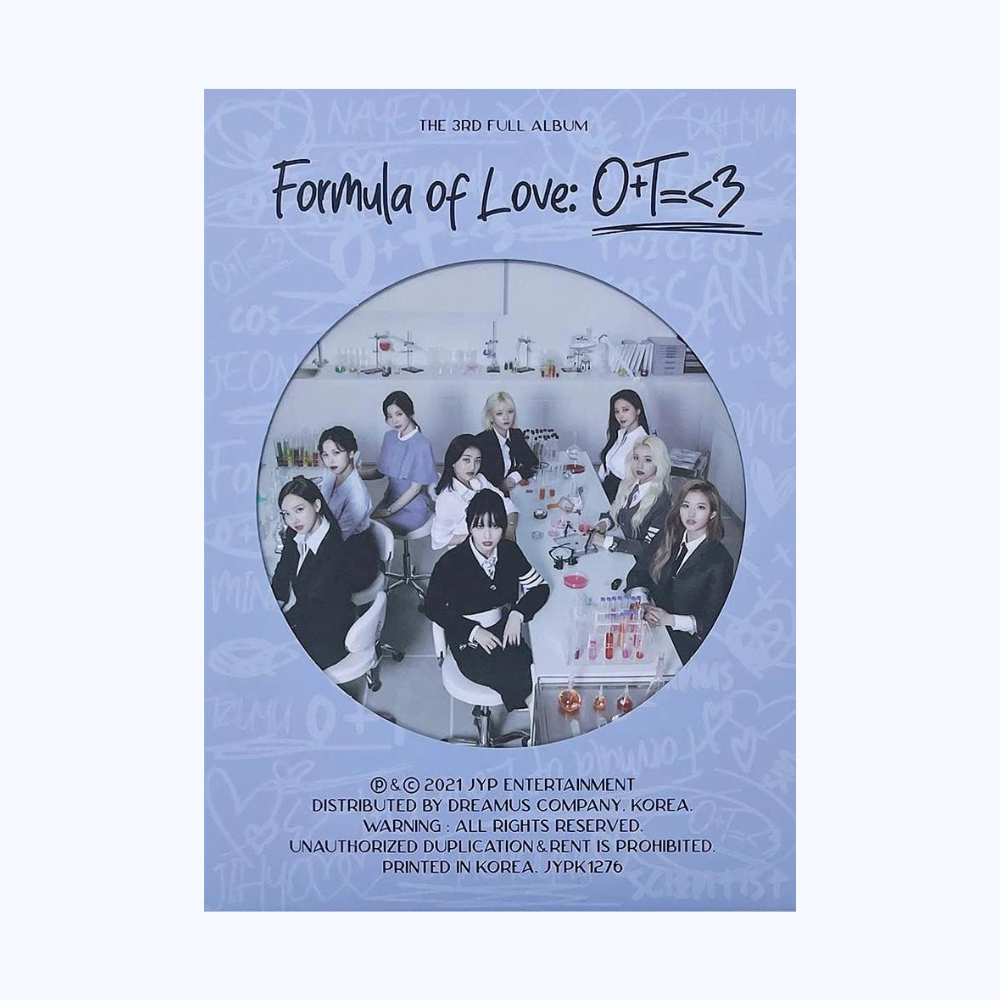 Formula Of Love: O+T=<3 (Study About Love Version) by TWICE, CD