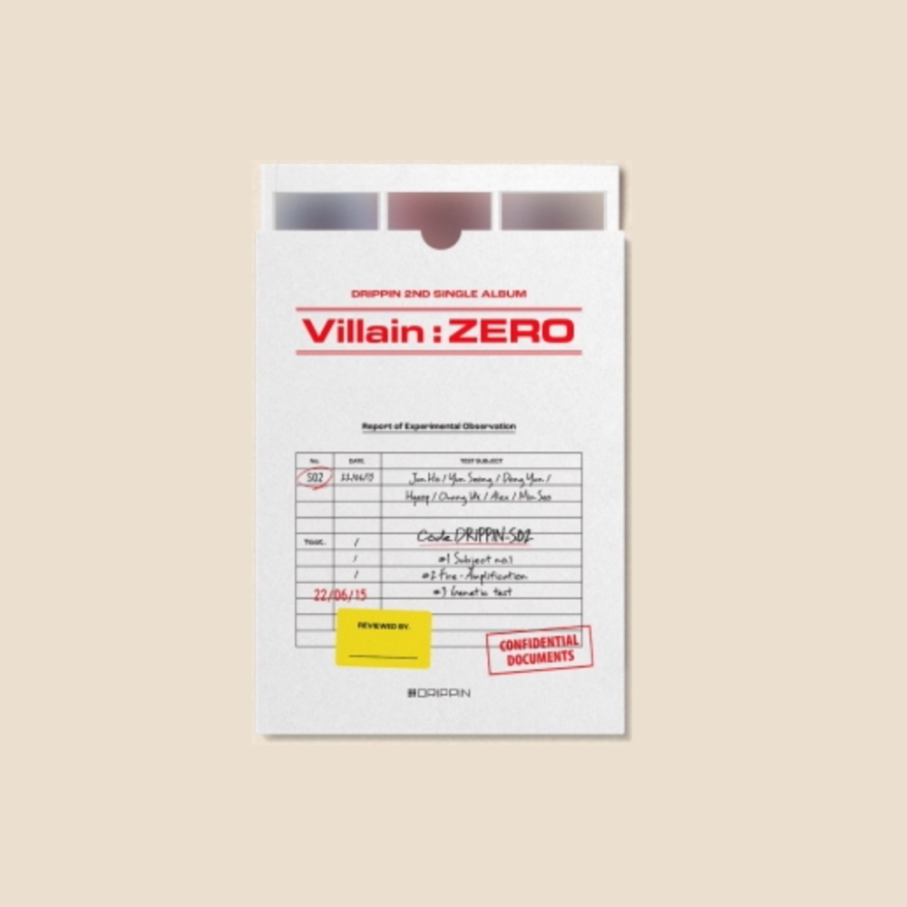 DRIPPIN - VILLAIN : ZERO (2ND SINGLE ALBUM) (2 VERSIONS)