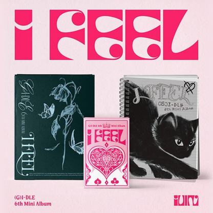 (G)I-DLE - I FEEL (6TH MINI ALBUM) (3 VERSIONS)