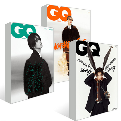 GQ KOREA - NUMÉRO DE NOVEMBRE 2022 (YEONJUN DE LA COUVERTURE TXT) (3 VERSIONS)