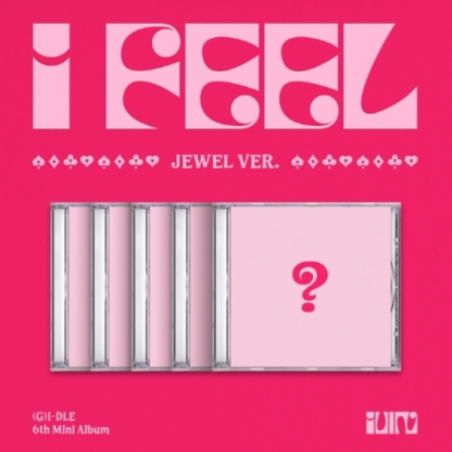 (G)I-DLE - I FEEL (6ÈME MINI ALBUM) JEWEL CASE VER. (5 VERSIONS)