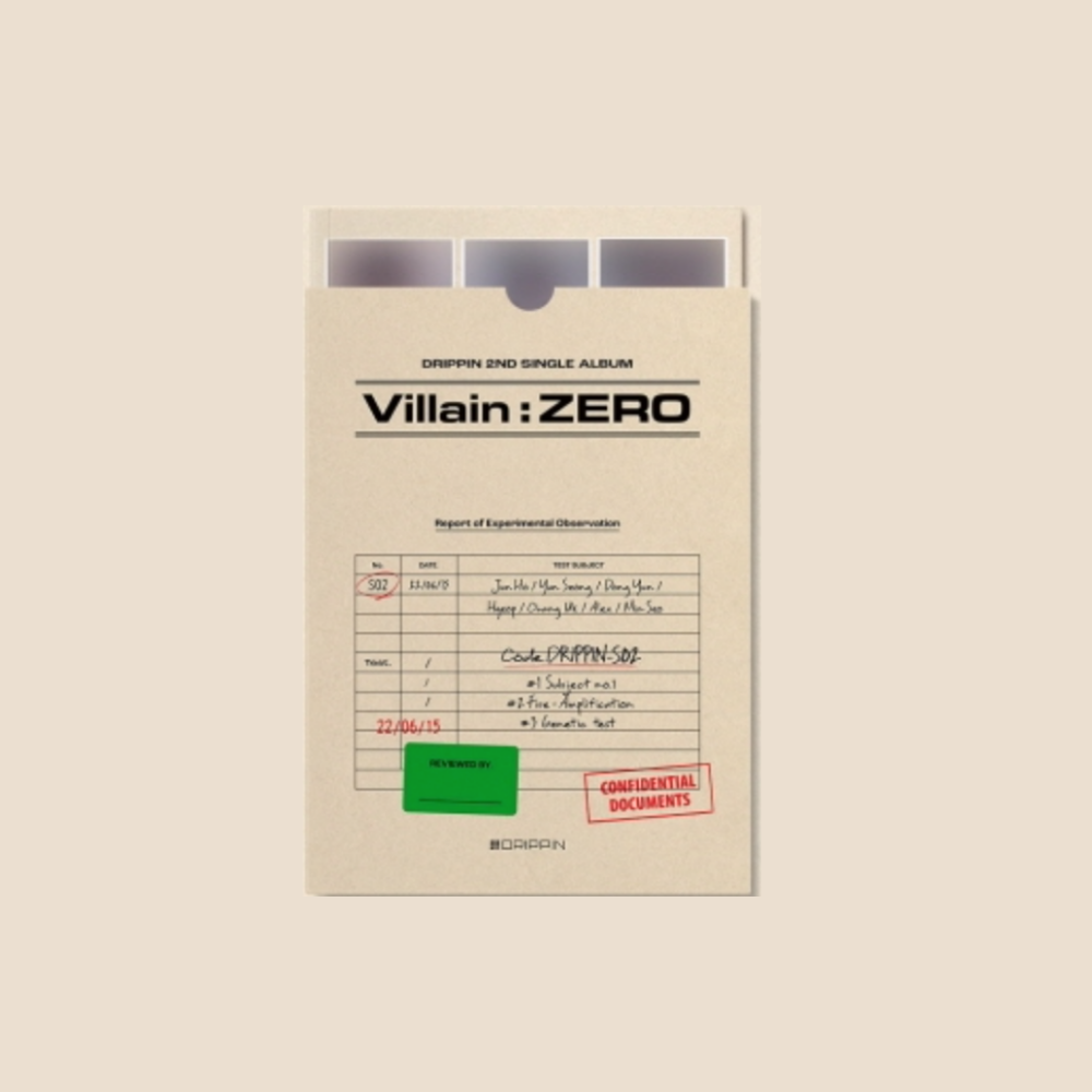 DRIPPIN - VILLAIN : ZERO (2ND SINGLE ALBUM) (2 VERSIONS)