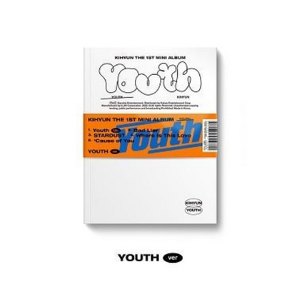 KIHYUN - 1ST MINI ALBUM 'YOUTH' (3 VERSIONS)