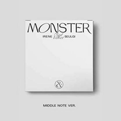 RED VELVET - IRENE &amp; SEULGI - MONSTER (1ER MINI ALBUM) (3 VERSIONS)