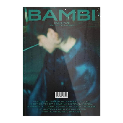 BAEKHYUN - BAMBI (3ÈME MINI ALBUM) (LIVRE PHOTO VER.) (2 VERSIONS)