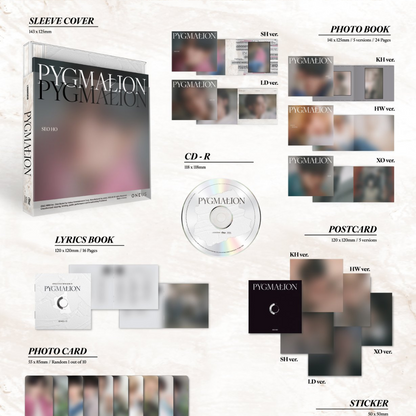 ONEUS - PYGMALION (9ÈME 미니앨범) JEWEL CASE VER. (5 VERSIONS) (ALÉATOIRE)