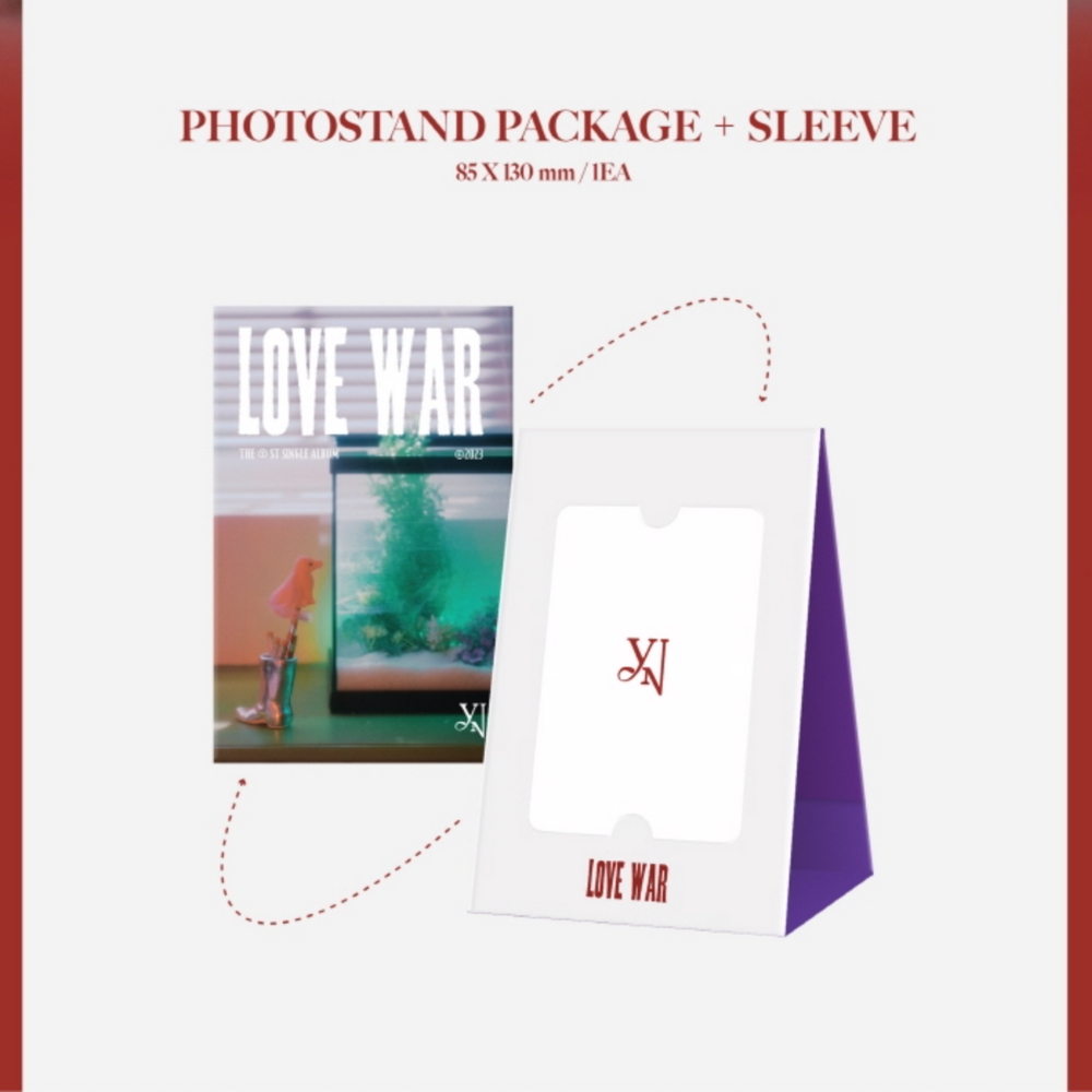 CHOI YE NA - LOVE WAR (1ST SINGLE ALBUM) [POCA ALBUM] - LightUpK