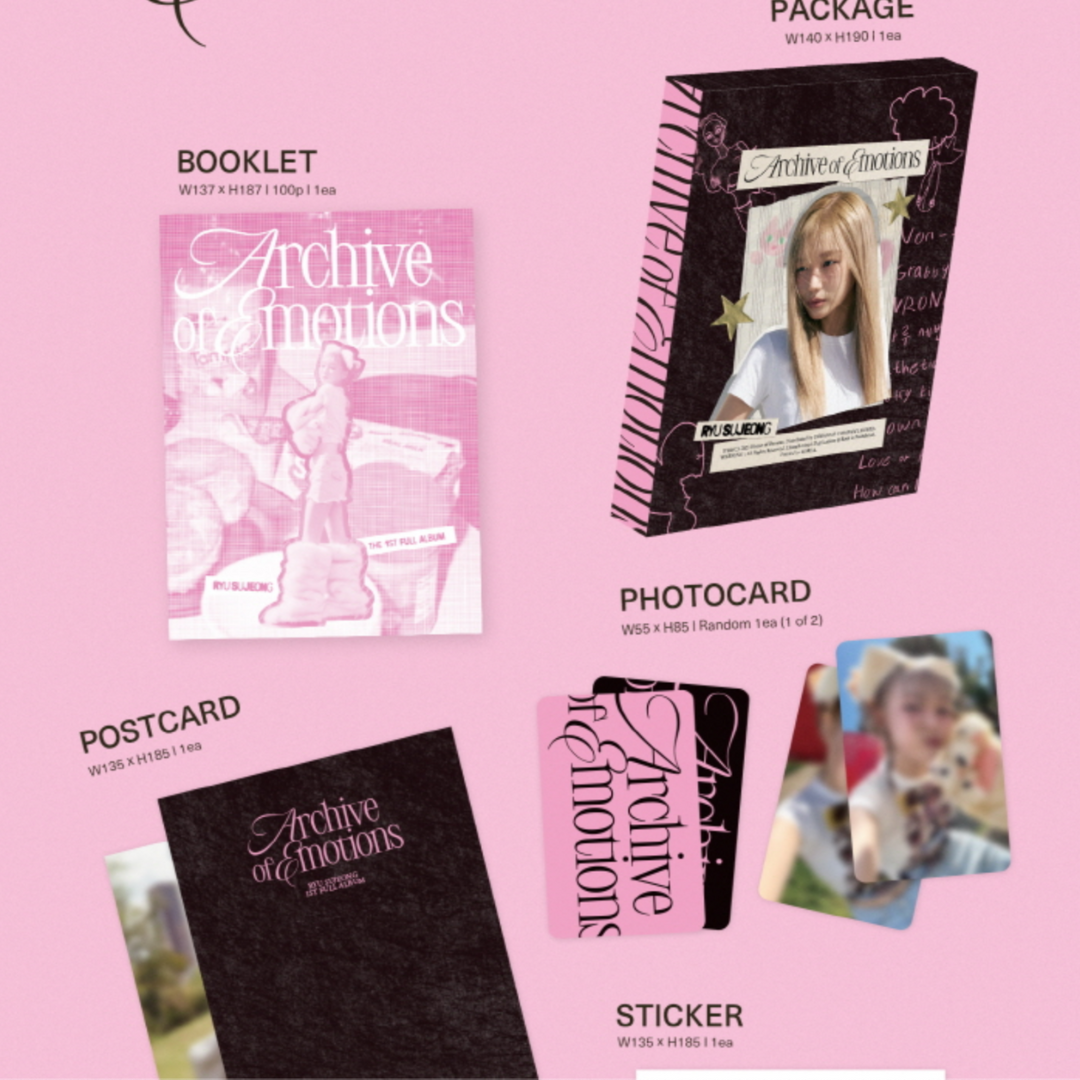 RYU SU JEONG - VOL.1 [ARCHIVE OF EMOTIONS] - LightUpK