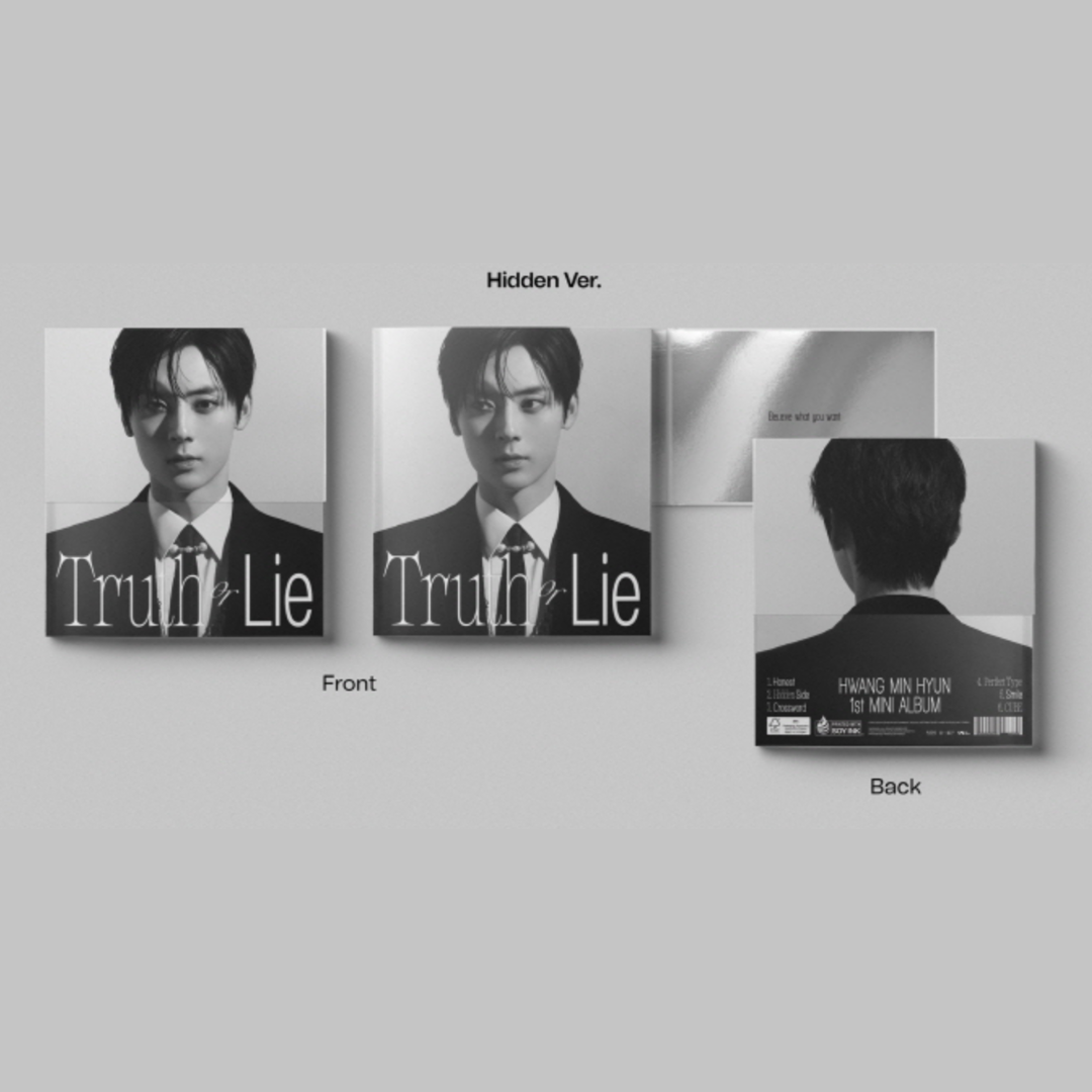 HWANG MIN HYUN - TRUTH OR LIE (1ST MINI ALBUM) (2 VERSIONS)