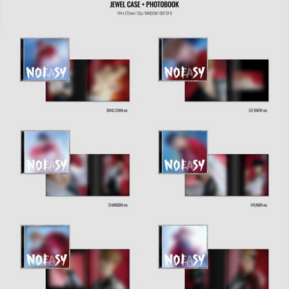 STRAY KIDS - [NOEASY] (JEWEL CASE VER.) (8 VERSIONS)