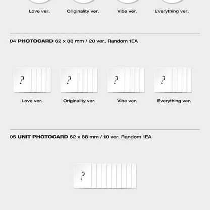 MONSTA X Mini Album 'SHAPE of LOVE' (4 VERSIONS)