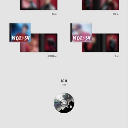 STRAY KIDS - [NOEASY] (JEWEL CASE VER.) (8 VERSIONS)