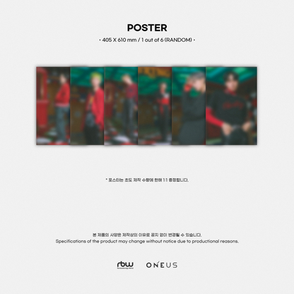 ONEUS - TRICKSTER (7ÈME MINI ALBUM) DIGIPACK VER. (6 VERSIONS)