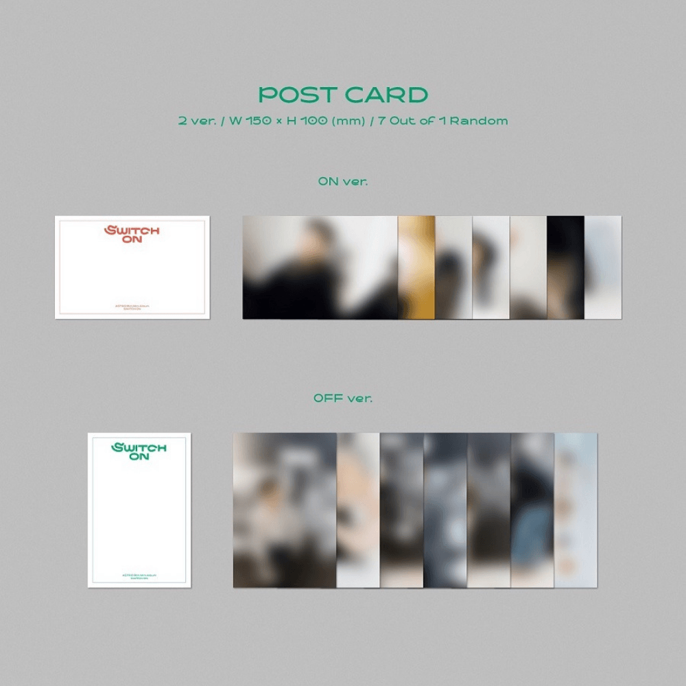 ASTRO - SWITCH ON (8TH MINI ALBUM) (2 VERSIONS)