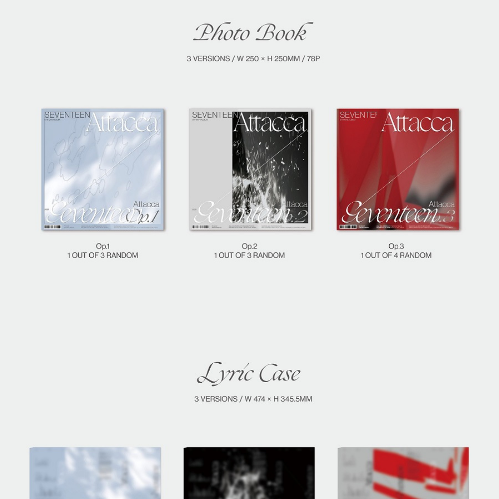SEVENTEEN Attacca 10種セット ランダムトレカ付き SEVENTEEN Attacca SEVENTEEN Attacca 10種セット ランダムトレカ付き SEVENTEEN Attacca