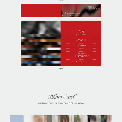 SEVENTEEN - 9TH MINI ALBUM 'ATTACCA' (3 VERSIONS)