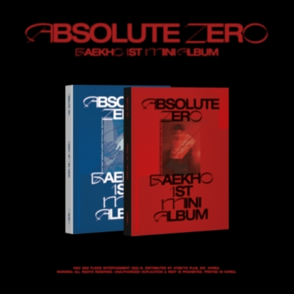 BAEKHO - ABSOLUTE ZERO (1ST MINI ALBUM) (2 VERSIONS)