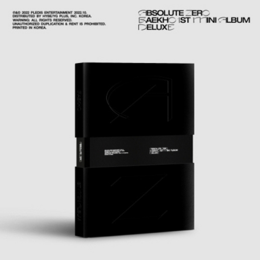 Baekho - Absolute Zero (1er mini album) Deluxe ver.