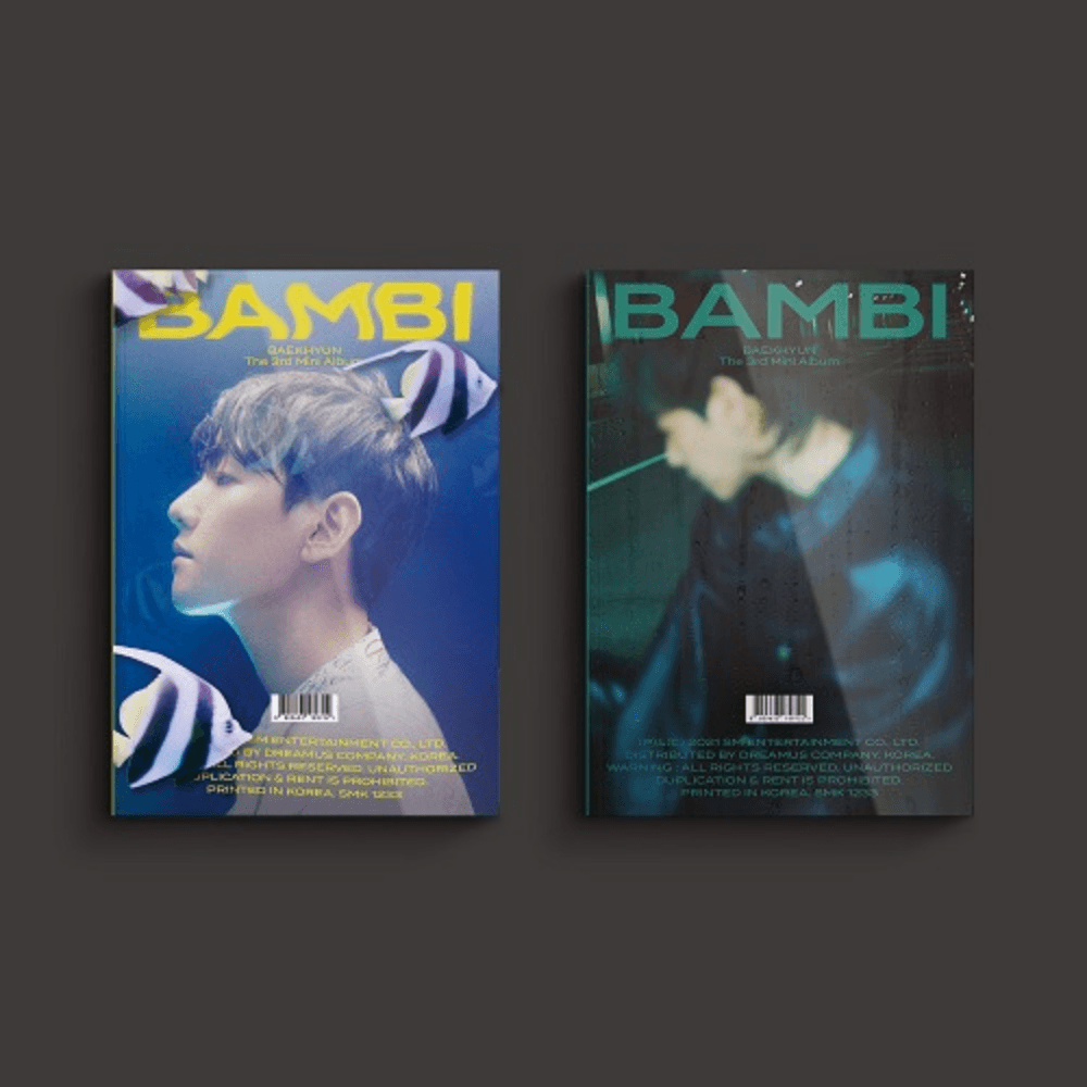 BAEKHYUN - BAMBI (3RD MINI ALBUM) (PHOTO BOOK VER.) (2 VERSIONS) - LightUpK