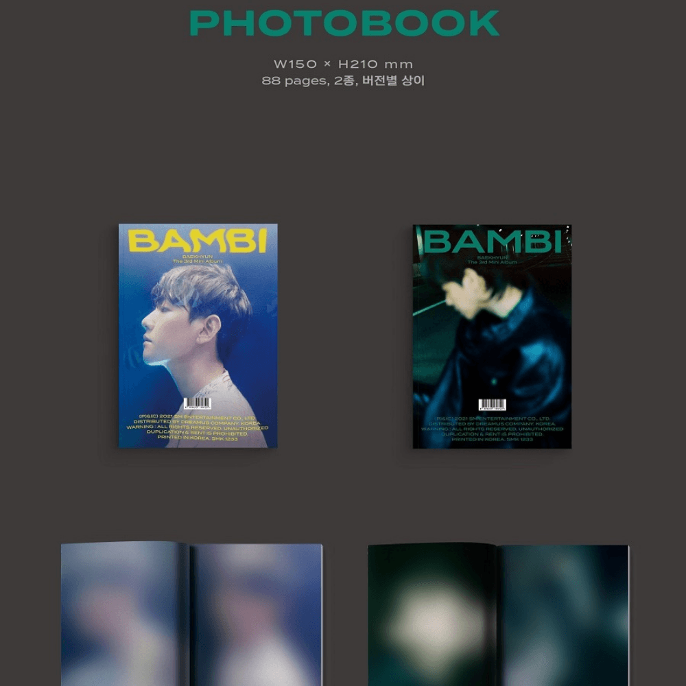 BAEKHYUN - Bambi (3rd Mini Album) Photobook Ver.