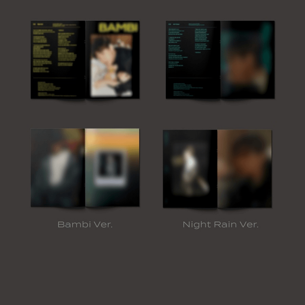 BAEKHYUN - BAMBI (3RD MINI ALBUM) (PHOTO BOOK VER.) (2 VERSIONS) - LightUpK