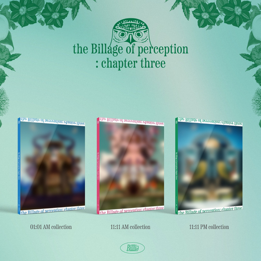 BILLLIE - THE BILLAGE OF PERCEPTION : CHAPTER THREE (4TH MINI ALBUM) (3 VERSIONS) - LightUpK