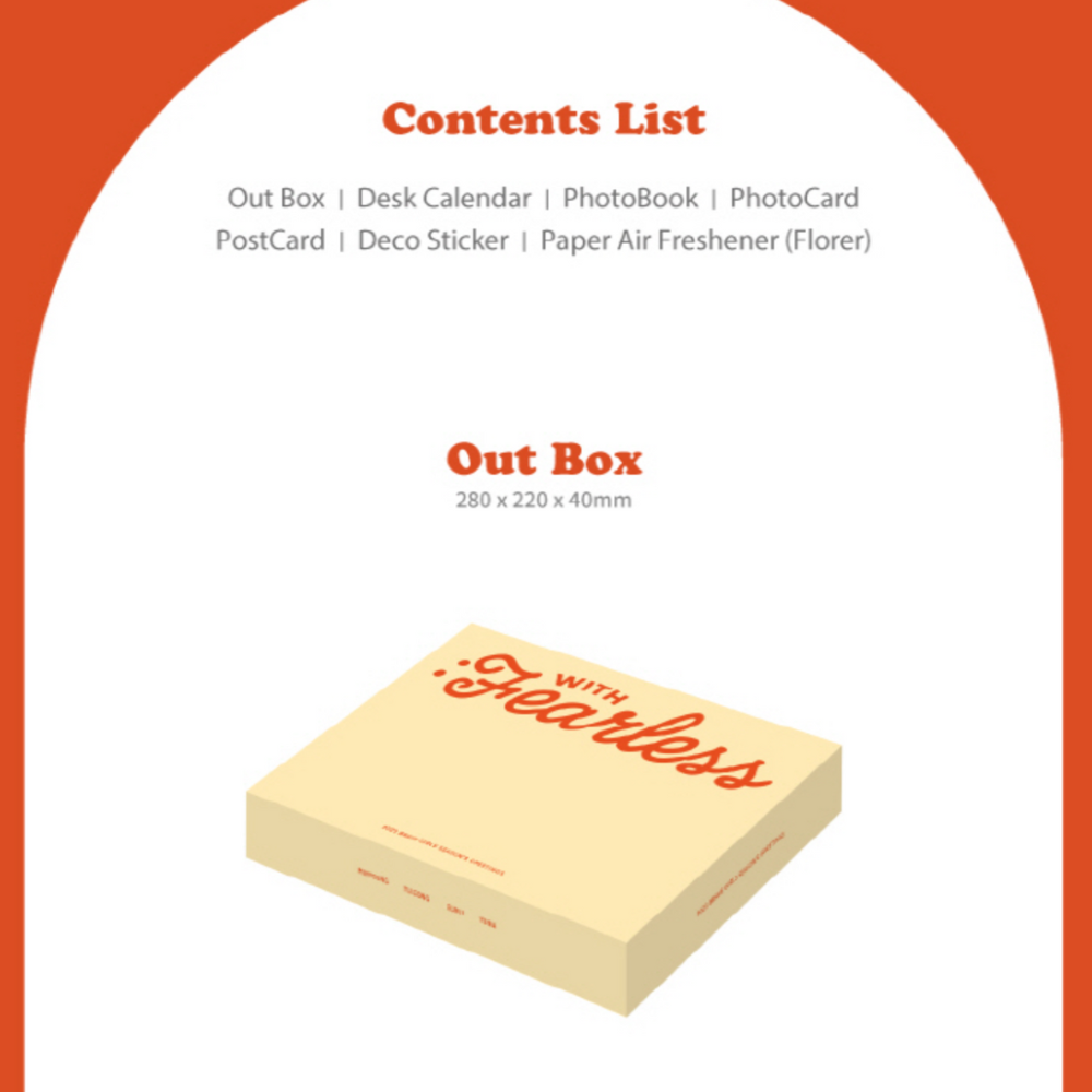 BRAVE GIRLS - 2023 SEASON'S GREETINGS [WITH : FEARLESS] - LightUpK