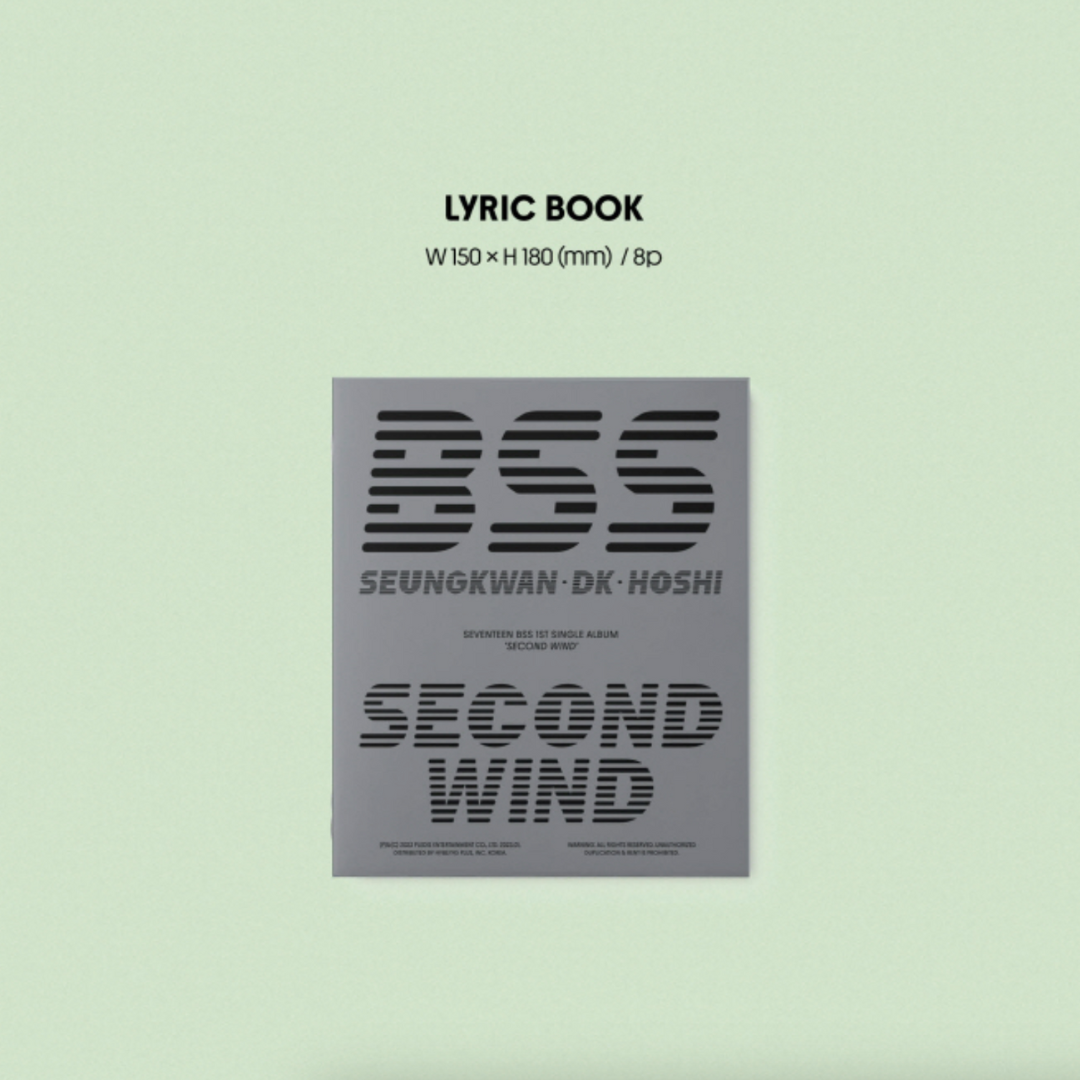 BSS (SEVENTEEN) - BSS 1ST SINGLE ALBUM 'SECOND WIND'