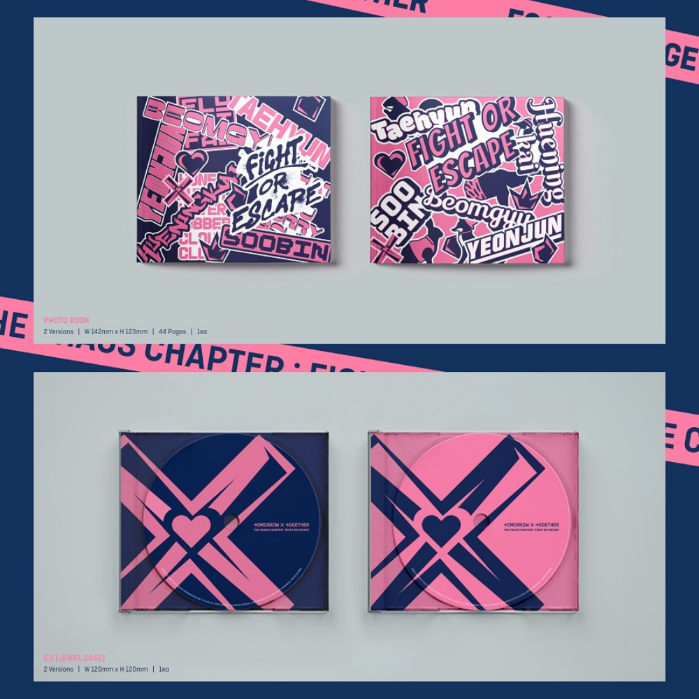 TOMORROW X TOGETHER (TXT) - CHAOS CHAPTER : FIGHT OR ESCAPE (TOGETHER VER.)  (2 VERSIONS)