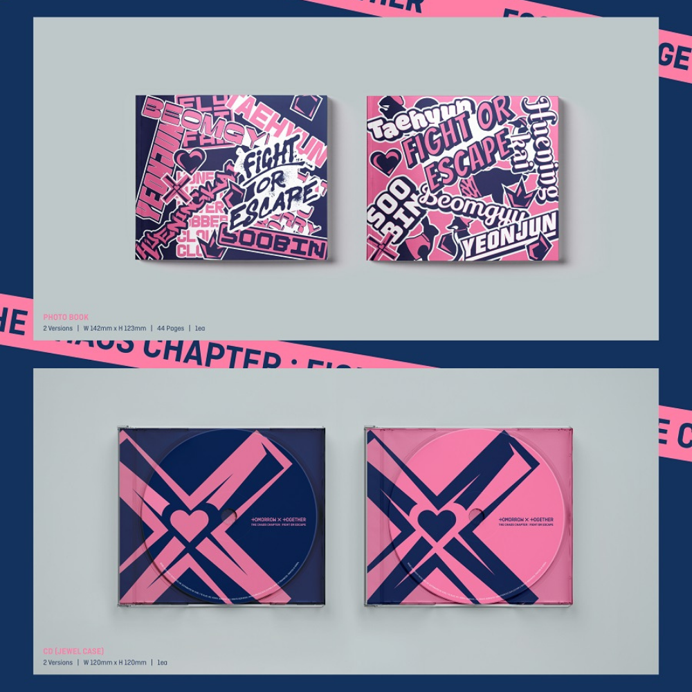 TOMORROW X TOGETHER (TXT) - CHAOS CHAPTER : FIGHT OR ESCAPE (TOGETHER VER.) (2 VERSIONS)