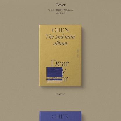 CHEN - DEAR MY DEAR (2ND MINI ALBUM) (2 VERSIONS) - LightUpK