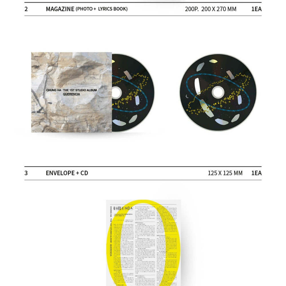 CHUNG HA - QUERENCIA (1ST STUDIO ALBUM) - LightUpK