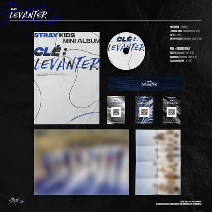 STRAY KIDS - CLE : LEVANTER (MINI ALBUM) (2 VERSIONS)