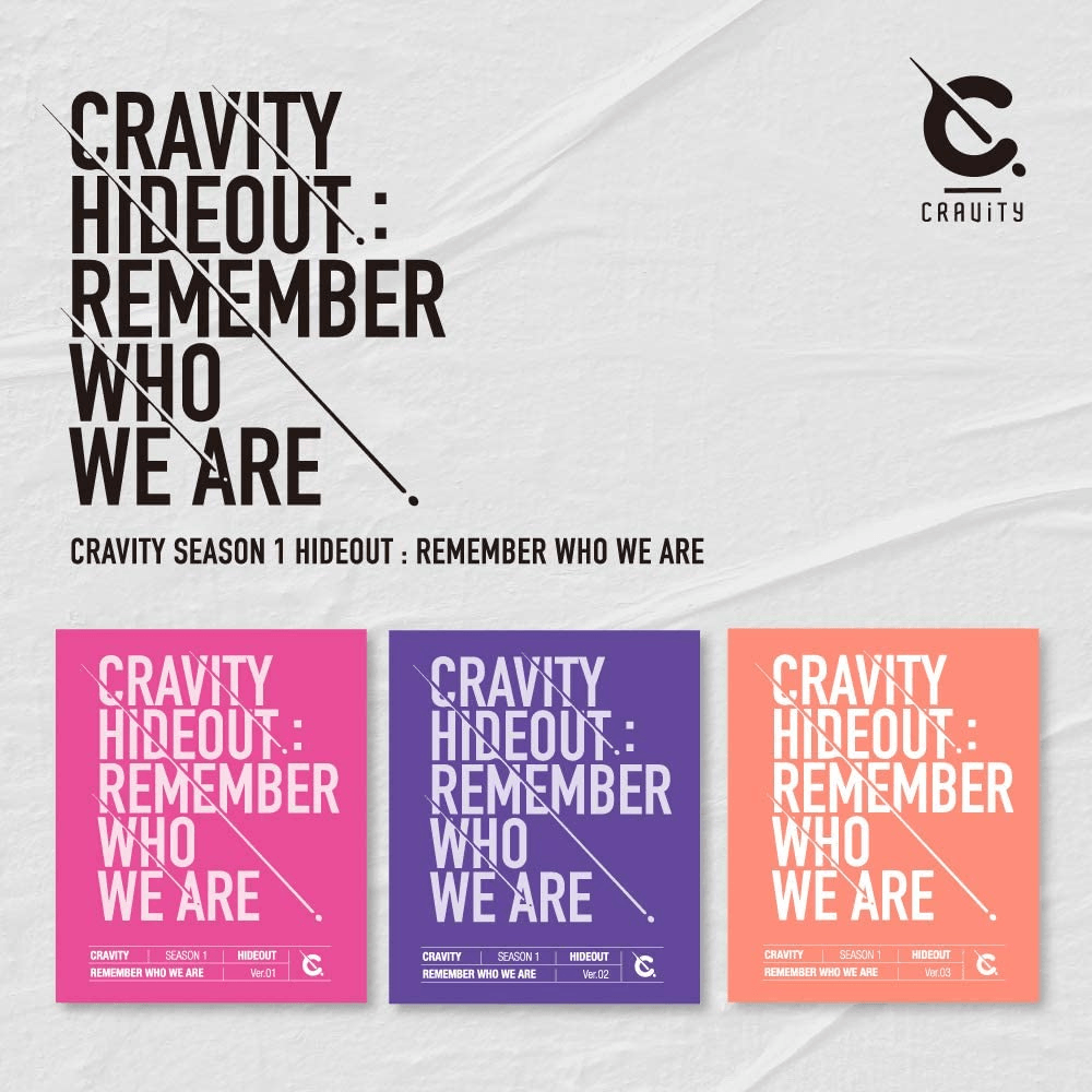 CRAVITY - CRAVITY SEASON1. [HIDEOUT: REMEMBER WHO WE ARE] (3 VERSIONS) - LightUpK