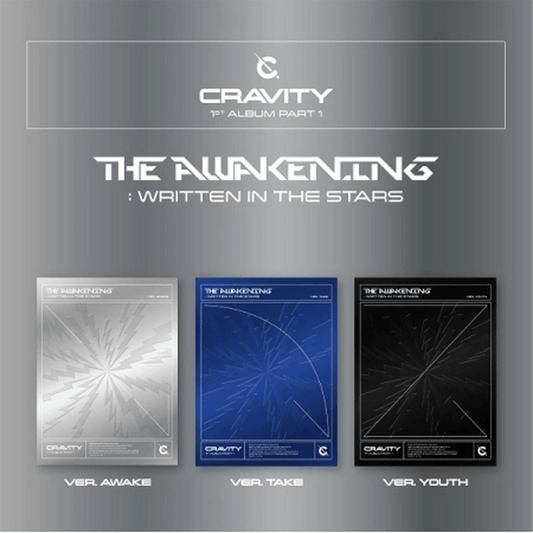 CRAVITY - VOL.1 PART.1 [THE AWAKENING :WRITTEN IN THE STARS] (3 VERSIONS) - LightUpK