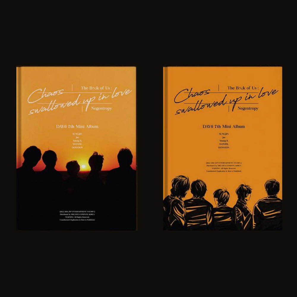 DAY6 - THE BOOK OF US : NEGENTROPY - CHAOS SWALLOWED UP IN LOVE (7ÈME MINI ALBUM) (2 VERSIONS)